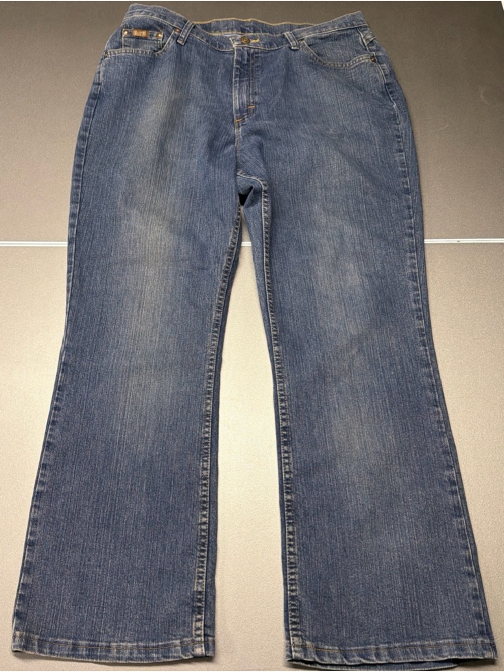 Lee Riders by Lee Women's Bootcut Denim Blue Jeans Size 18‎ Petite 34x30
